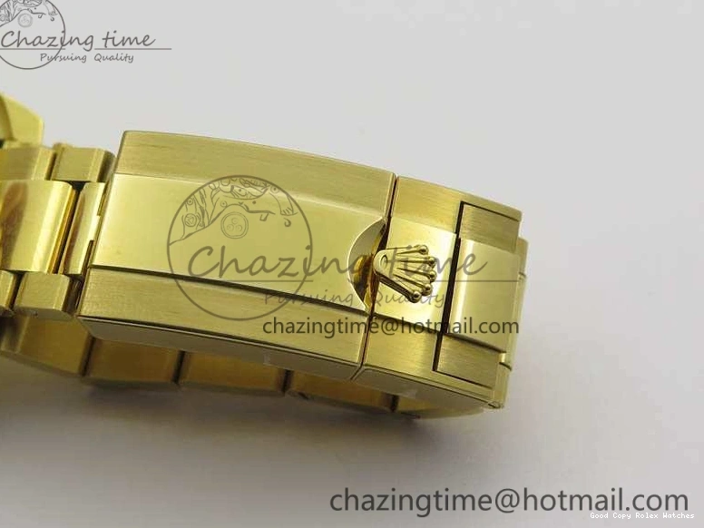 Best AAA Replica Sites Edition 3577 Bracelet II YG On YachtMaster YG Cozy 116688 Ceramic Bezel Best A White 1:1 Blue Dial JF 1224